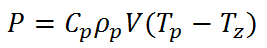 straty ciepła przez wentylację - wzór na obliczenia strat energii wentylacji grawitacyjnej